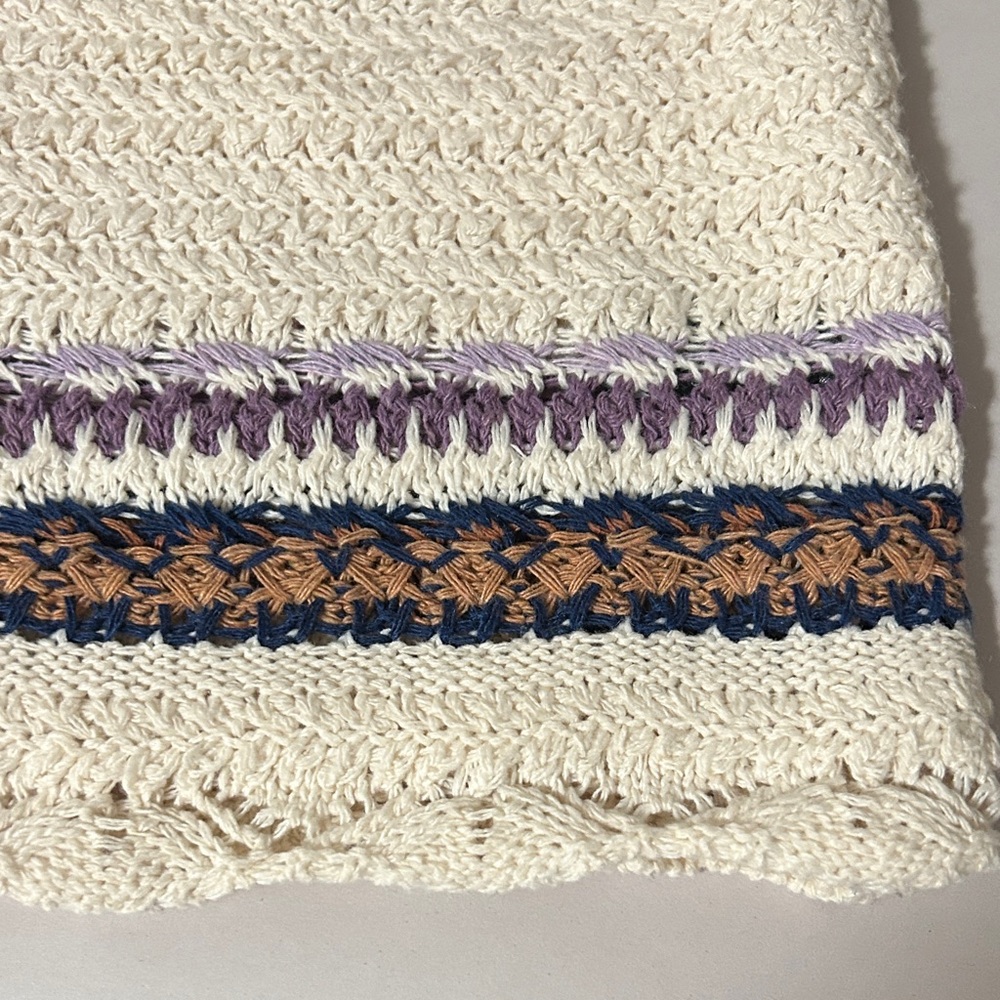 POL Cream and Brown Knit Tank Top - Picture 4 of 6